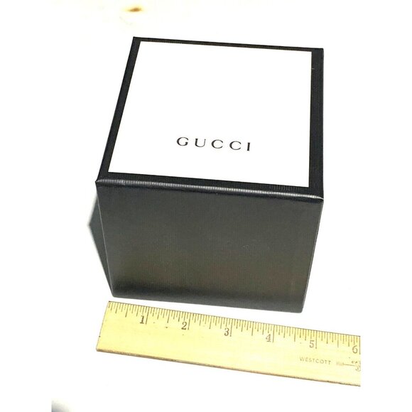 Gucci Watch Box Presentation Black White Cardboard Display Gift Empty - Picture 5 of 10